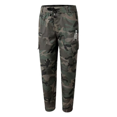 冬季弹力迷彩棉裤劳保外穿