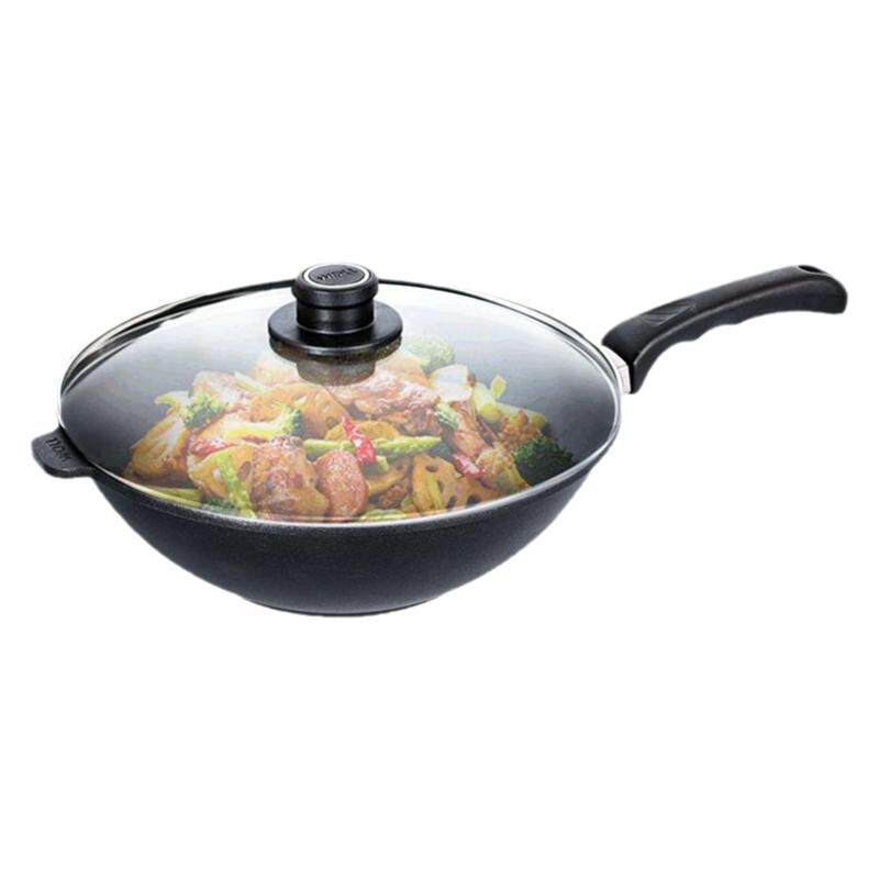 woll不粘锅炒锅家用麦饭石色炒菜锅德国进口锅具炒锅不粘锅