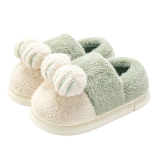 棉拖鞋女款冬季2025新款室内居家月子防臭亲子保暖可爱儿童棉鞋男