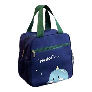 时尚高颜值卡通保温饭盒包上班族小众可爱便当包手提袋轻便手提包