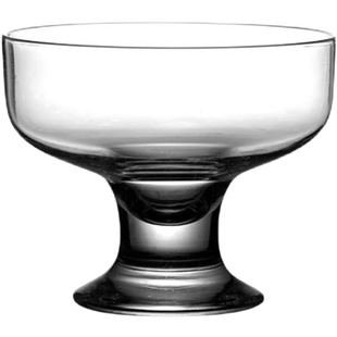 ins 简约冰淇淋碗酸奶碗布丁碗小吃碗甜品杯奶昔杯宽口玻璃杯子