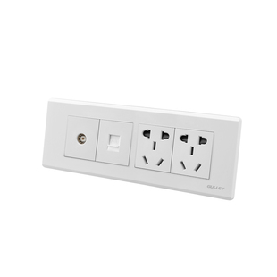 家用118型开关插座小中大盒面板开关双控芯子小五孔插座健模块子