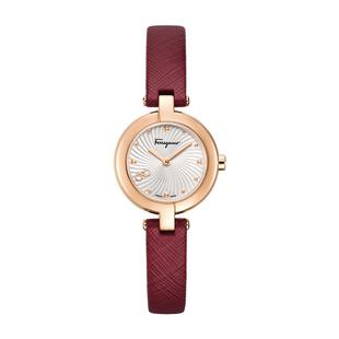 FERRAGAMO/菲拉格慕女士手表落日舞铃奢华红色女款高端女表送女友