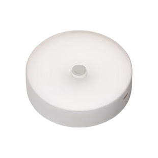 圆形小夜灯磁吸充电卧室床头厕所楼梯书桌睡眠护眼可调亮度节能灯