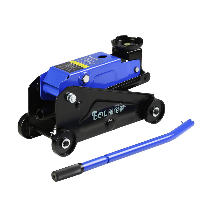 图耐得 车用2吨3吨卧式千斤顶 液压式手动省力轿车越野车SUV
