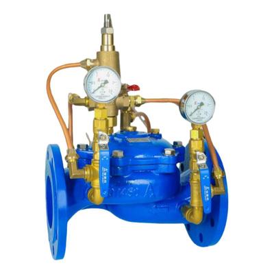 正品埃美柯压差旁通平衡阀SK800X-16Q铸铁水力控制阀阀门A5010