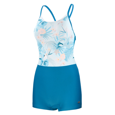 英发泳衣女青春减龄显瘦平角连体