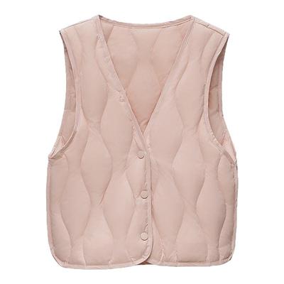 雅鹿超好看羽绒马甲简约百搭