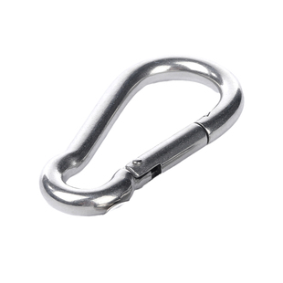 316不锈钢弹簧扣攀岩登山扣连结扣链条扣快挂钩安全扣防腐锈绳扣