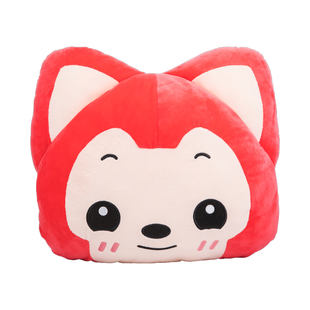 正版新款可爱阿狸抱枕靠垫靠枕超柔公仔毛绒玩具布娃娃生日礼物女