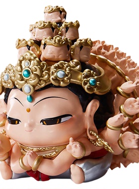 福福贴贴本命大神系列盲盒摆件