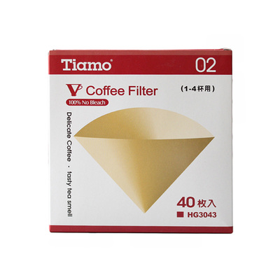 TIAMO台湾健康无漂白咖啡滤纸