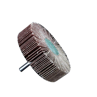 科盈活柄百叶轮磨头带柄3砂布轮木工打磨头电内磨头金属抛光轮