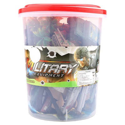 JEU旧义玩具小兵人桶装生日礼物