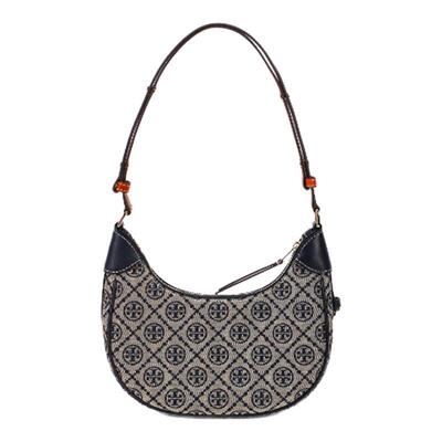 Tory Burch/汤丽柏琦T MONOGRAM徽标印花女士单肩手提包158513