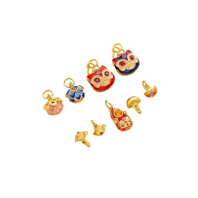 祢饰妮男女通用铜强保色吊坠