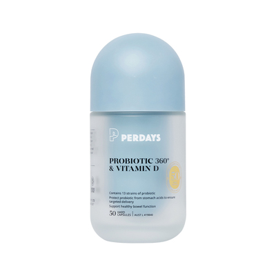 perdays孕稳糖双胶囊益生菌50粒!
