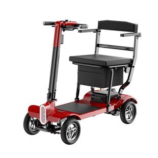 德国芝卫智能高端老人代步车老年四轮电动车铝合金轻便折叠助力车