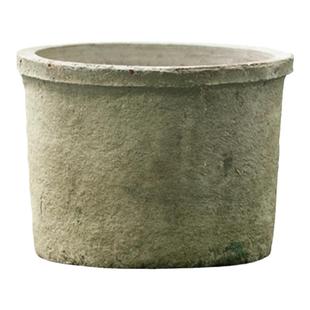 直小矮筒陶瓷多肉陶土盆老式瓦盆迷你红陶透气蝴蝶兰陶盆黑小花盆