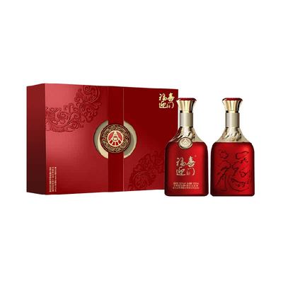 五粮液红福白酒礼盒500ml×2瓶