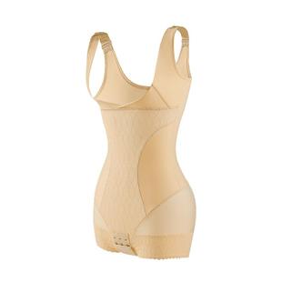 连体塑身衣女夏季薄款收腹束腰塑形无痕托胸款提臀束身美体内衣