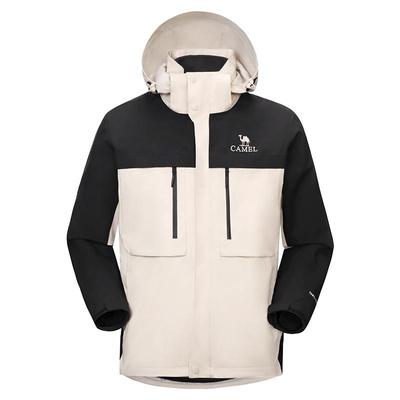 【赵昭仪同款】Camel骆驼户外男女同款三合一冲锋衣抓绒登山外套