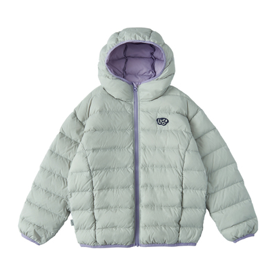 棵初轻薄连帽三防面料羽绒服