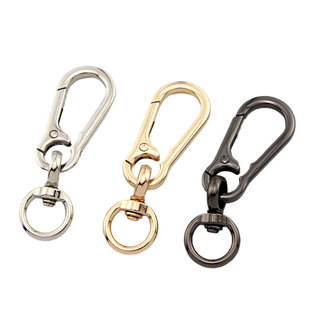 手机挂绳diy钥匙扣8字扣登山扣斜挎绳电镀弹簧扣金属配件男士挂扣