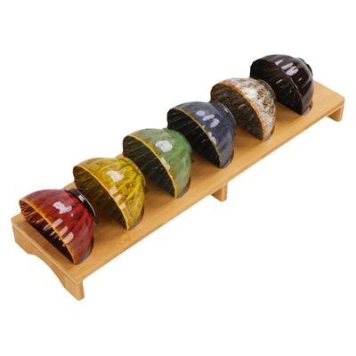 带杯架高档茶杯主人杯套装礼盒装