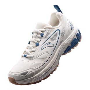 安踏AT2007丨革网拼接复古休闲鞋女2026春季新款潮流运动鞋女鞋子