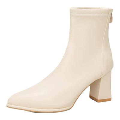 小码女靴313233短筒靴高跟时装靴