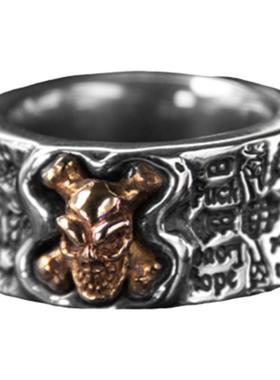 BillWallLeather十字骷髅戒指