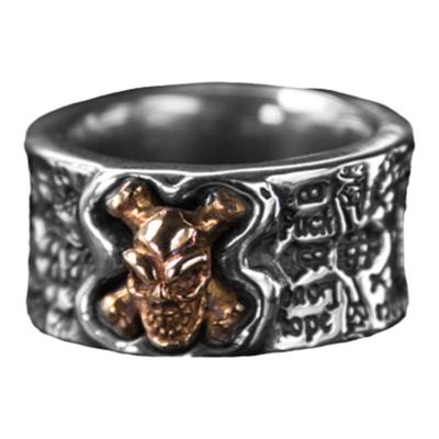 BillWallLeather十字骷髅戒指