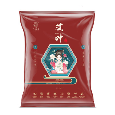 艾叶草干艾草叶泡脚药包家用散装去