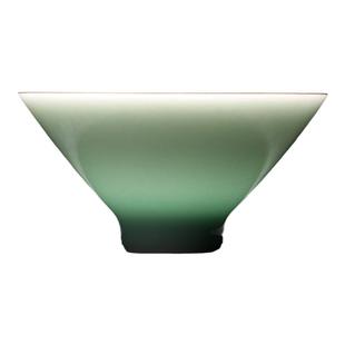 青瓷斗笠杯品茗杯功夫茶具小茶碗套装家用简约陶瓷泡茶闻香主人杯