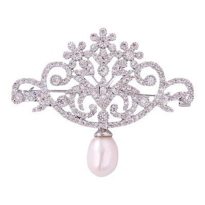 紫罗兰曼舞时尚女胸针