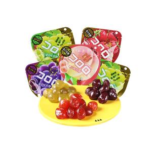 UHA悠哈味觉果汁软糖酷露露爆浆夹心橡皮糖果汁软糖网红休闲零食