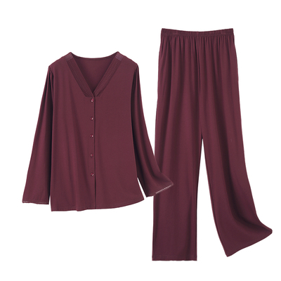 【抗菌防螨】睡衣女士莫代尔长袖