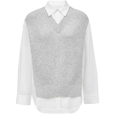 VeroModa含绵羊毛衬衫