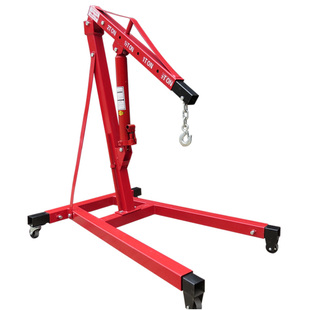 3吨液压折叠小吊机移动汽车发动机吊架引擎起重机吊车千斤顶2吨