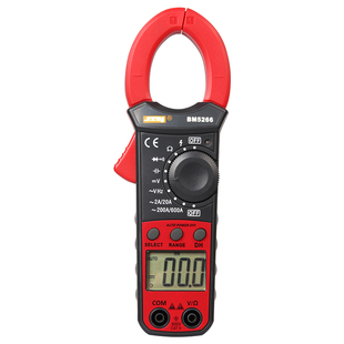 包邮滨江BM5266数字钳形表万用表袖珍数显电流表钳表制冷专用电容