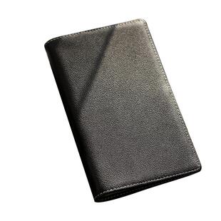 进口头层牛皮A6/A7拼色真皮笔记本便携11mm环牛皮活页本记事本