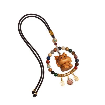 朴房多宝汽车十二生肖挂件礼物