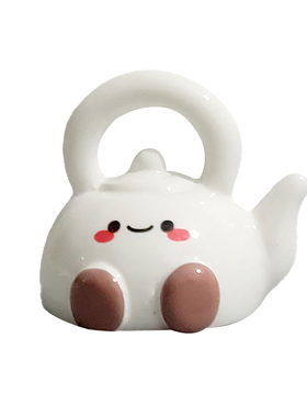 看阿鸭茶话会电脑桌面小摆件