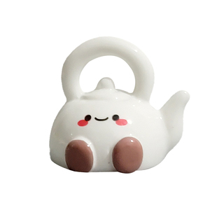 无聊了!看阿鸭茶话会电脑桌面小摆件情绪稳定解压治愈工位装饰品