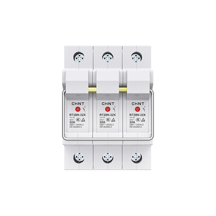 正泰熔断器底座1p2p带灯RT28N-32/32X/63/63X导轨式保险丝座10*38