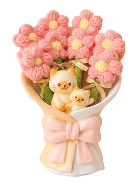 红笔花束笔筒桌面摆件教师节礼物