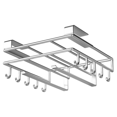 304不锈钢橱柜吊柜下悬挂菜板架