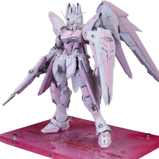 千手 洛神粉樱花自由2.0 日本万代MG 改色 高达 敢达手办拼装模型