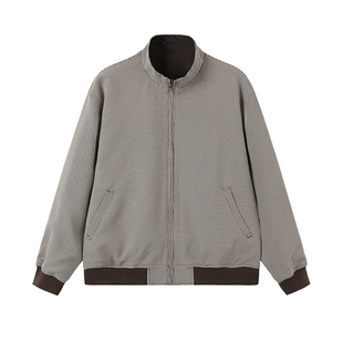 BENPANDA 冬季双面穿立领夹克外套男3M新雪丽棉复古撞色休闲棉服